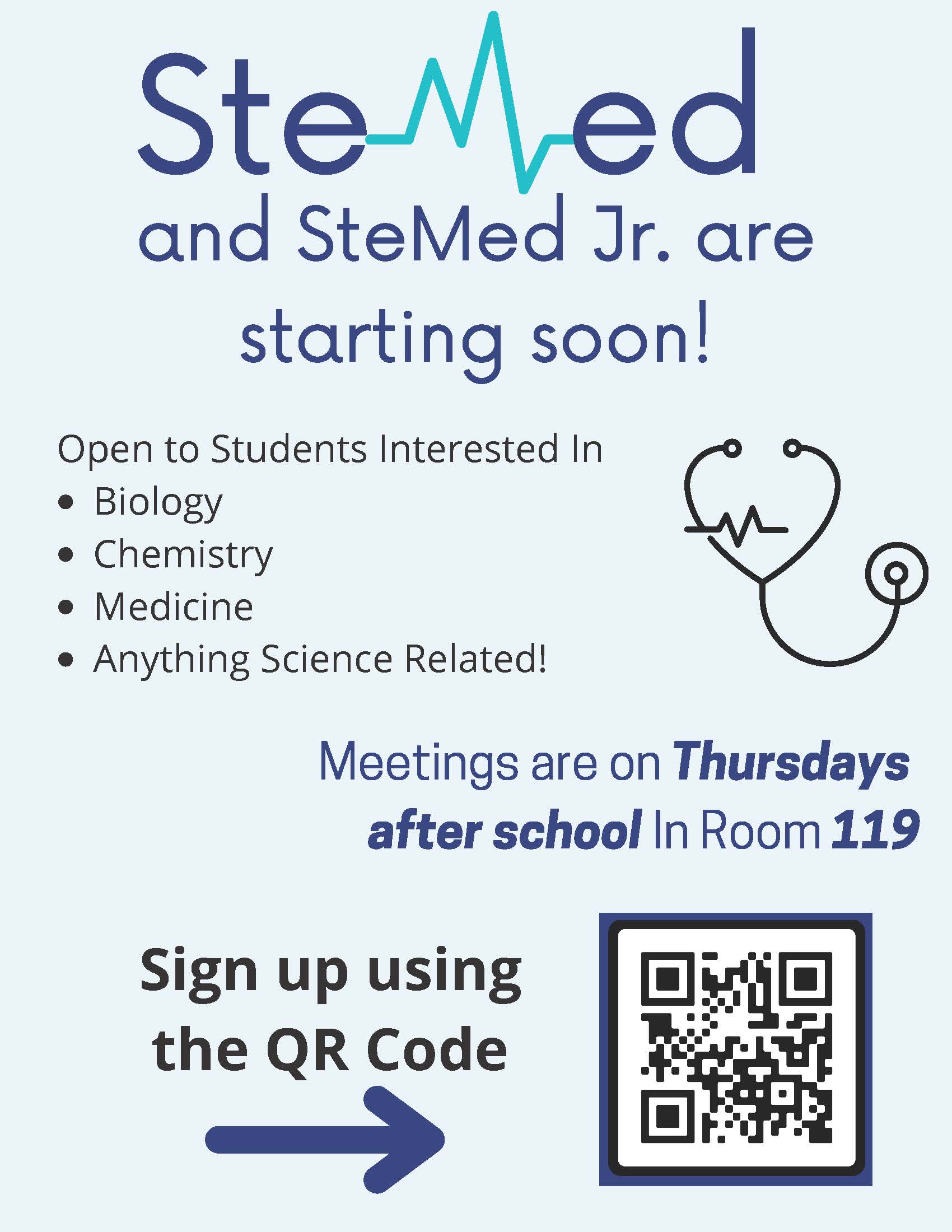 SteMed and SteMed Jr. Back to School Poster - Final