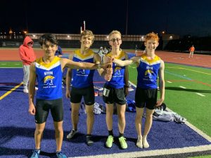 Track and Field: Boys 4x400m Relay: Jacob McCallister, Ryan Byers, Andrew Hathaway, Hunter Englesen