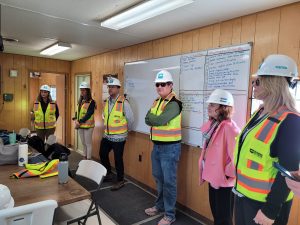 STEM School Board and Leadership Team take tour of building renovation
