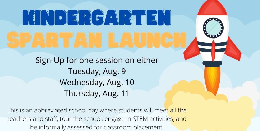 Kindergarten Spartan Launch Presentation