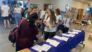 STEM barbecue and stipend signing