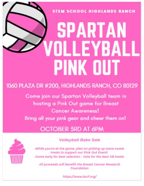 Volleyball Pink Out Match