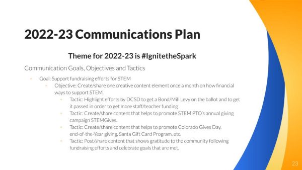 2022-23 Communications Plan - Goal Five