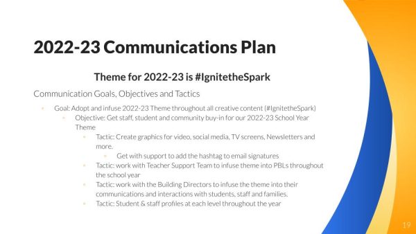 2022-23 Communications Plan - Goal Four