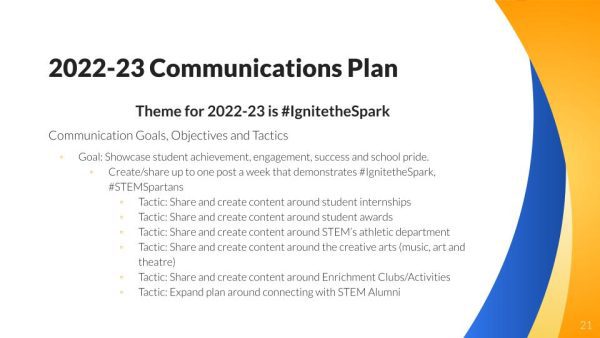 2022-23 Communications Plan - Goal Two