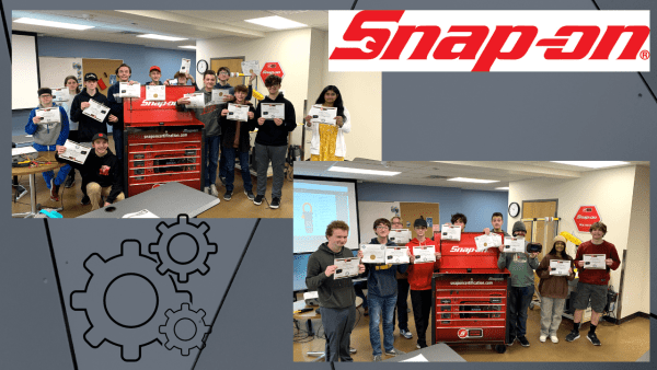 STEM students snapon award