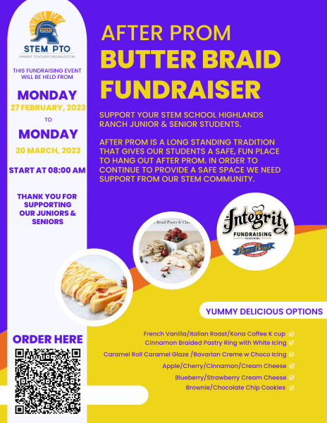 After Prom Butter Braid Fundraiser