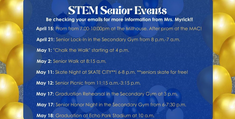 Senior Events Info