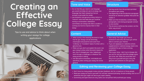 Creating an Effective College Essay