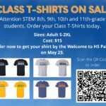 Order your Class T-Shirts (Facebook Post)