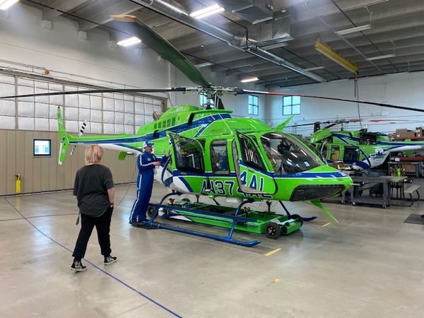 career visit helicopter