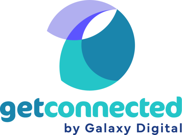 Get Connected by Galaxy Digital Logot