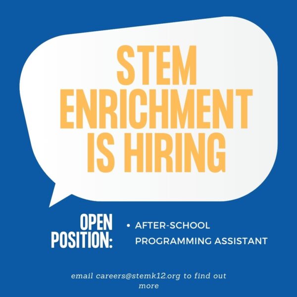 STEM Enrichment is Hiring! (Social Square)