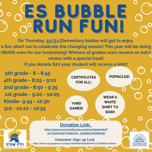 Bubble Run Graphic