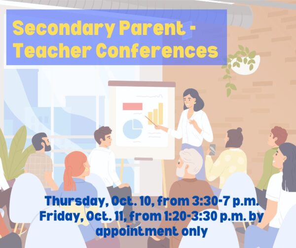 Secondary Parent-Teacher Conferences (Facebook Post)